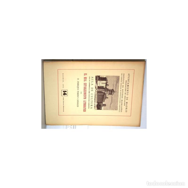 Libros: EL REAL ESTABLECIMIENTO LITOGR&Aacute;FICO - PARDO CANAL&Iacute;S, Enrique - Foto 1