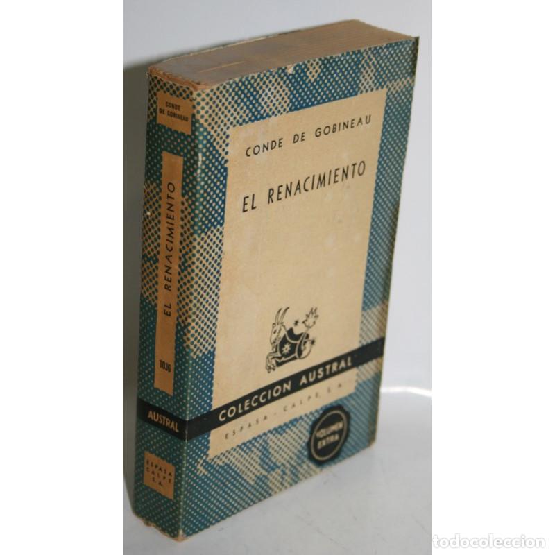 Libros: EL RENACIMIENTO - CONDE DE GOBINEAU - Foto 1