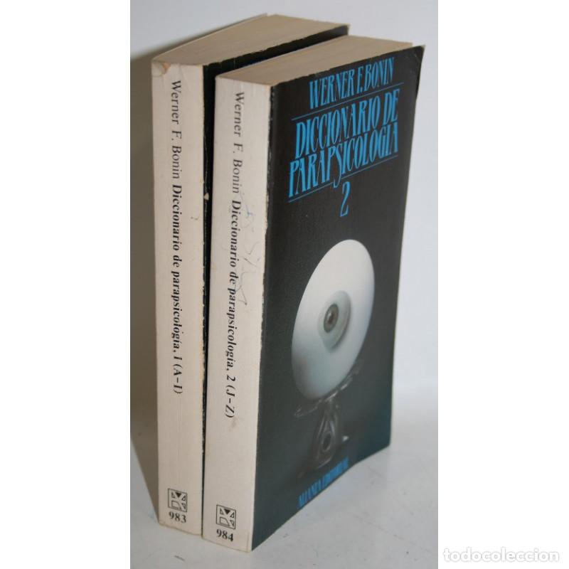 Libri di seconda mano: DICCIONARIO DE PARAPSICOLOG&Iacute;A - BONIN, Werner F.