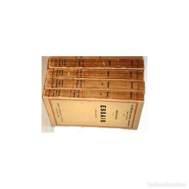 Libros: LES ESSAIS. 4 TOMOS - MONTAIGNE - Foto 1