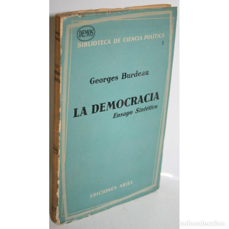 Libros: LA DEMOCRACIA - BURDEAU, Georges - Foto 1