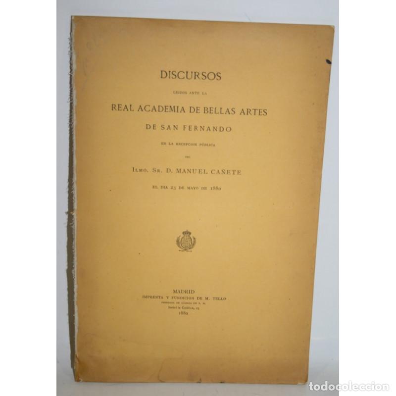 Libros: ACERCA DEL RENACIMIENTO DE NUESTRA PINTURA - CA&Ntilde;ETE, Manuel & ARNAO, Antonio