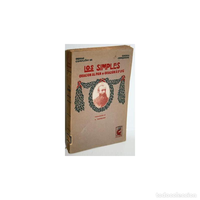 Libros: LOS SIMPLES - GUERRA JUNQUEIRO - Foto 1