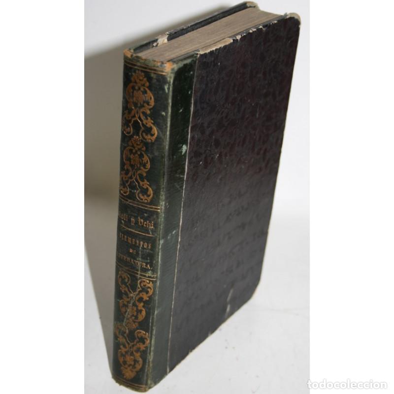 Libros: ELEMENTOS DE LITERATURA - COLL Y VEH&Iacute;, Jos&eacute; - Foto 1