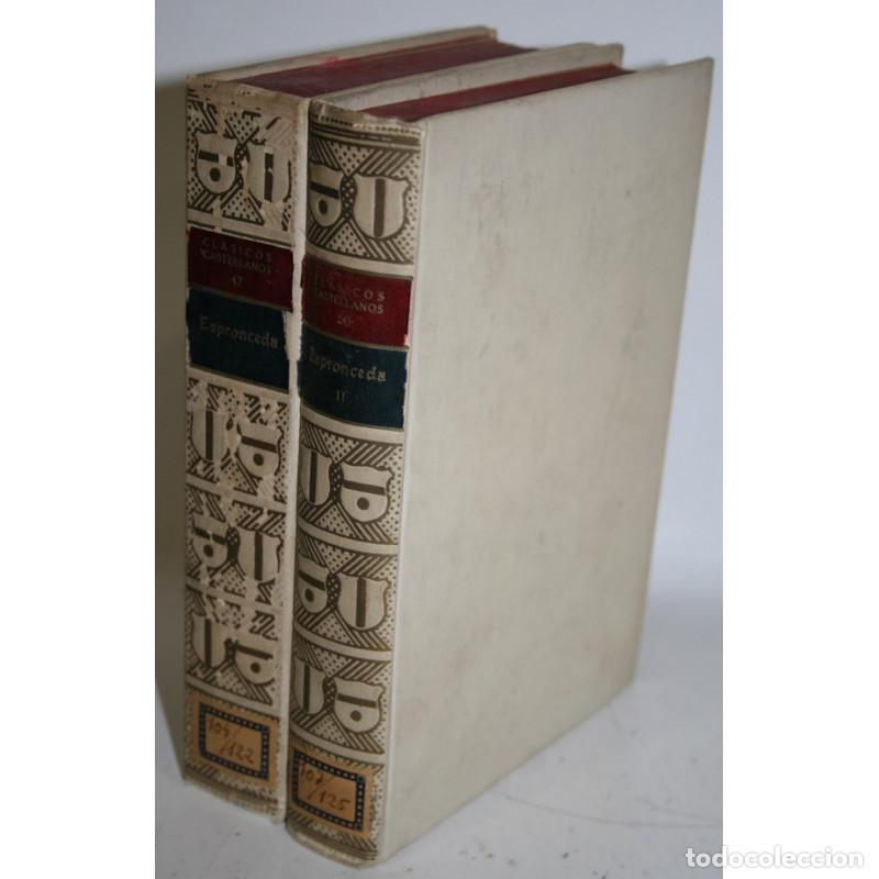 Libros: OBRAS POETICAS. 2 TOMOS - ESPRONCEDA, Jos&eacute; de - Foto 1