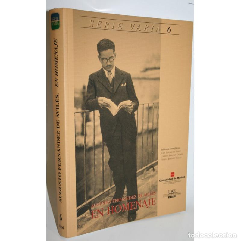 Libros: AUGUSTO FERN&Aacute;NDEZ DE AVIL&Eacute;S. EN HOMENAJE - Foto 1