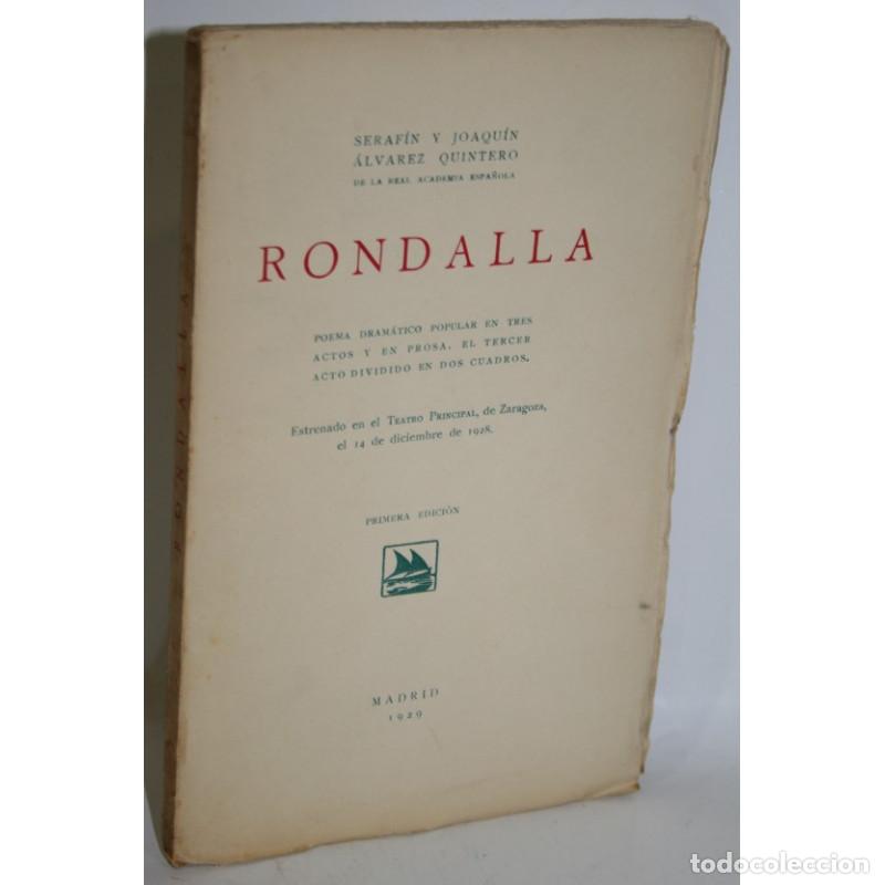 Libros: Rondalla - &Aacute;LVAREZ QUINTERO, Seraf&iacute;n - Foto 1