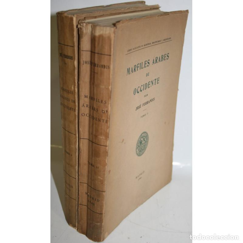 Libros: MARFILES &Aacute;RABES DE OCCIDENTE. 2 TOMOS - FERRANDIS, Jos&eacute; - Foto 1
