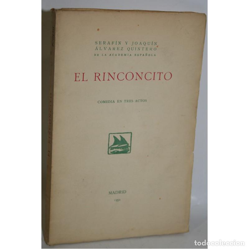 Libros: El rinconcito - &Aacute;LVAREZ QUINTERO, Seraf&iacute;n - Foto 1