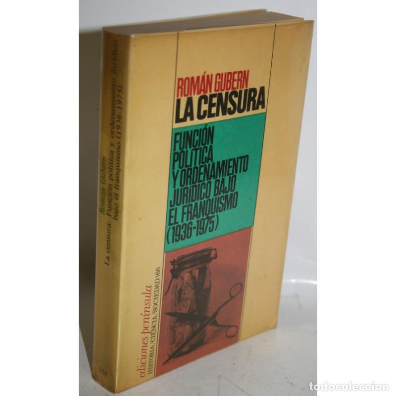 Libros: LA CENSURA - GUBERN, Rom&aacute;n - Foto 1