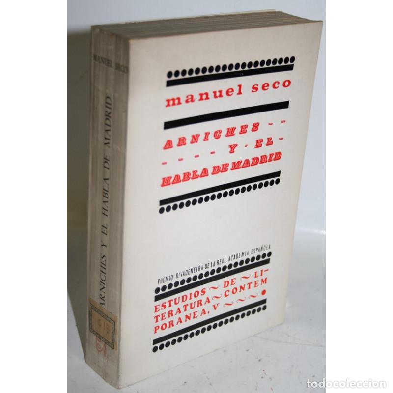 Libros: ARNICHES Y EL HABLA DE MADRID - SECO, Manuel - Foto 1