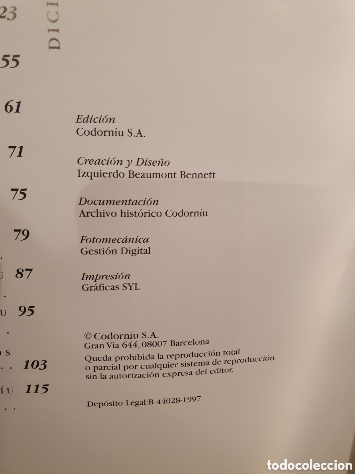 Libros: CODORNIU 1872-1997. 125 ANIVERSARIO DEL CAVA. - Foto 13
