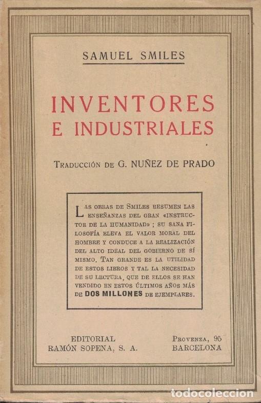 Libros: INVENTORES E INDUSTRIALES. - Smiles. Samuel, - Foto 1