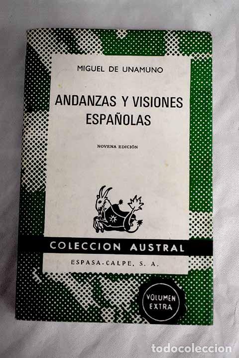 Libros: Andanzas y visiones espa&ntilde;olas.- Unamuno, Miguel de - Foto 1