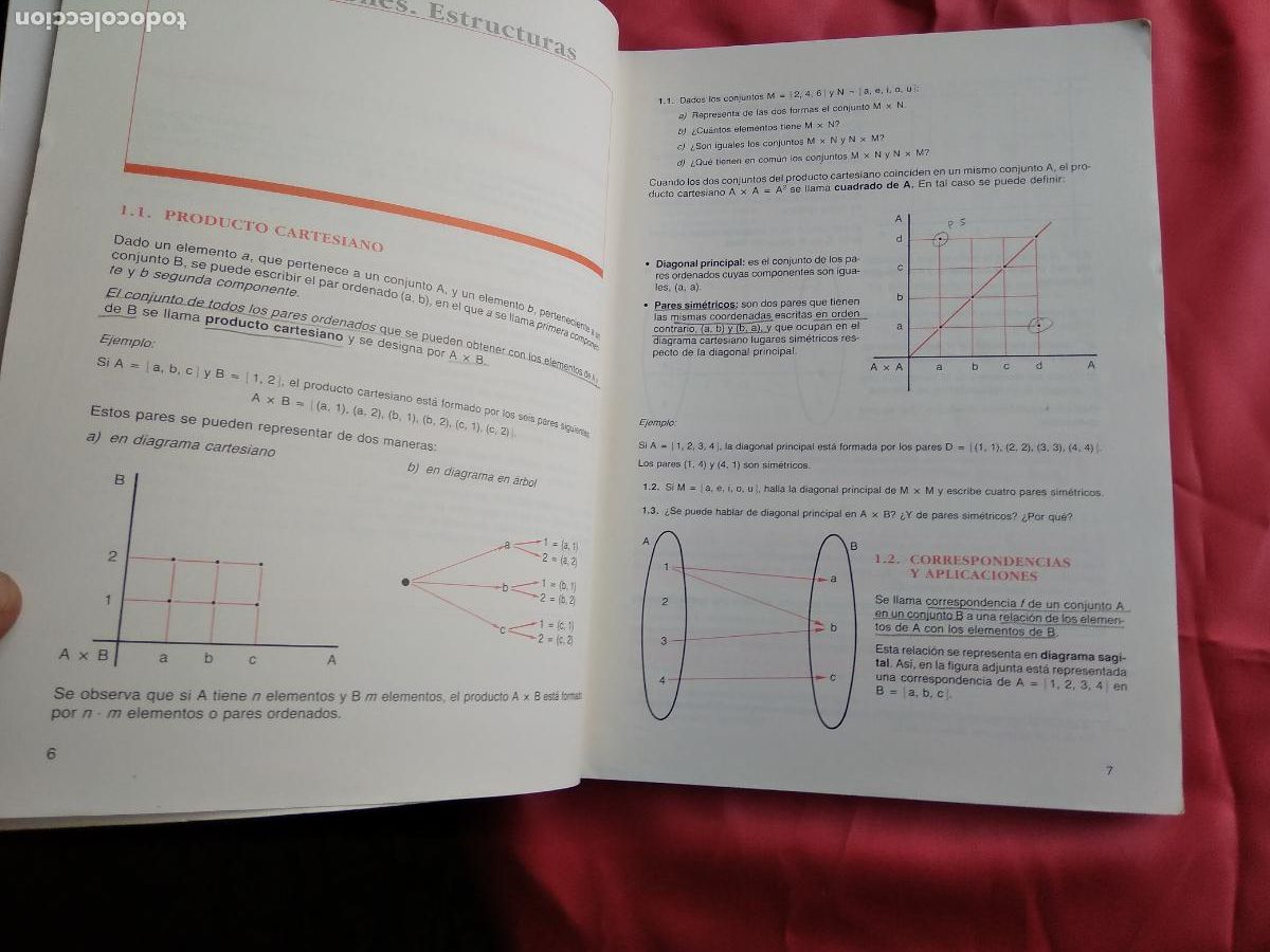 Libros: Matem&aacute;ticas BUP 1 Ignacio Lazcano Uraga BA.1061 - Foto 5