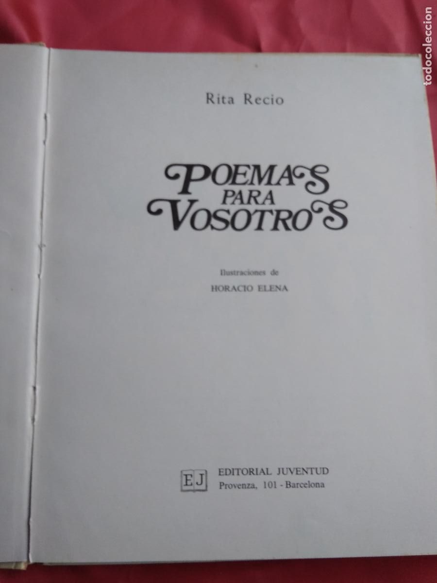 Libros: Poemas para vosotros Rita Recio BA.1063 - Foto 2