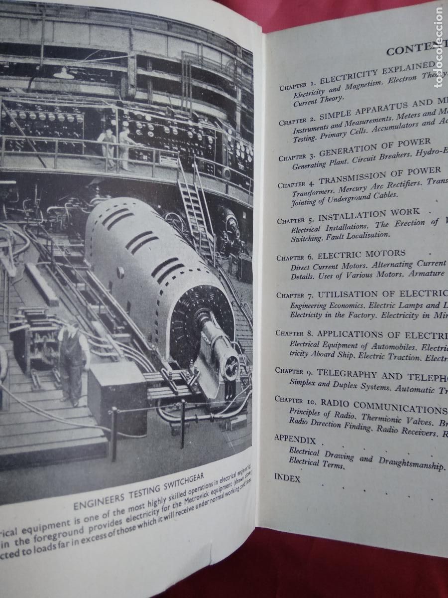 Libros: General electrical engineering Philip Kemp Ingl&eacute;s L.9601-1549 - Foto 5