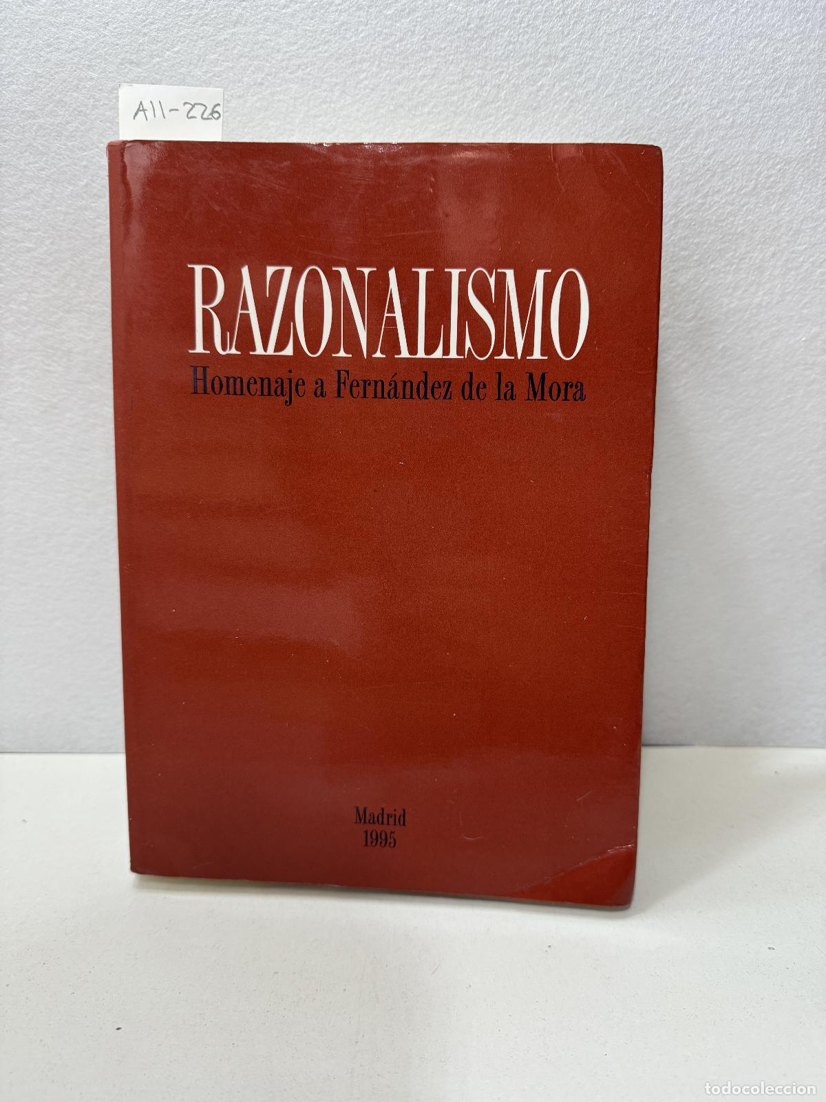 Libros: V.V. A.A. - Homenaje a Fern&aacute;ndez de la Mora. - Foto 1