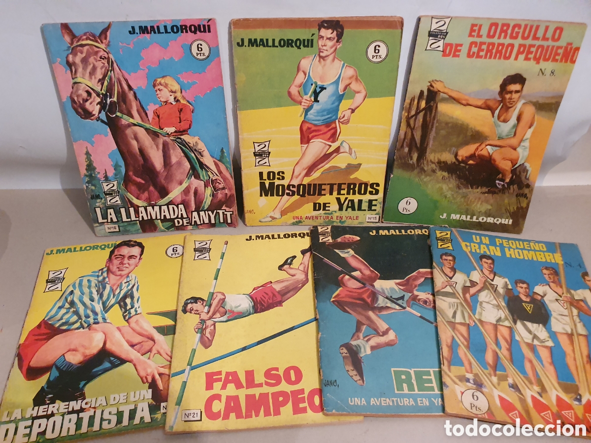 Libri di seconda mano: J. MALLORQUI. LOTE 7 NOVELAS. A&Ntilde;OS 60.