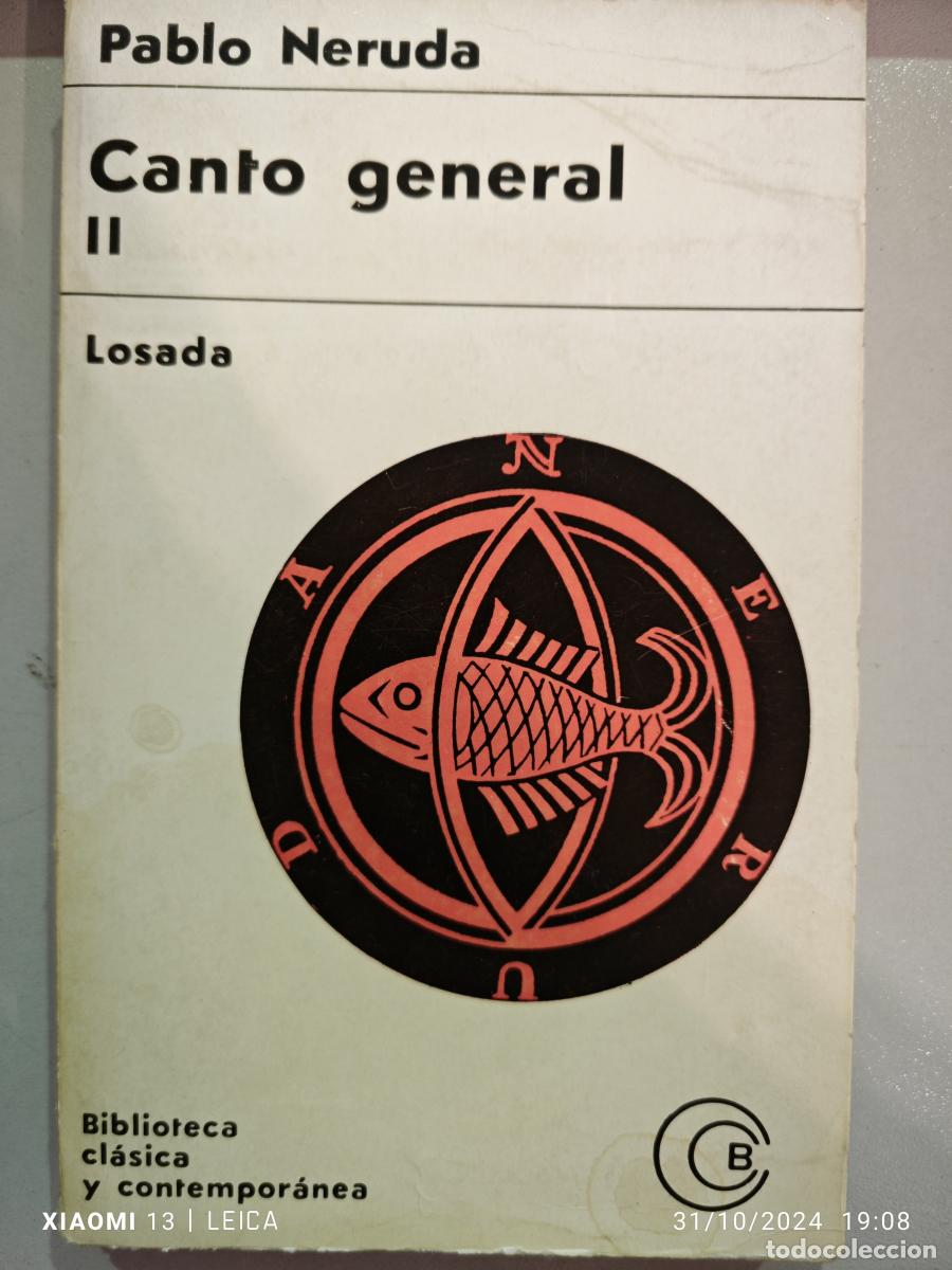 Libros: Canto general, tomo II. - Neruda, Pablo. TDK911 - Foto 1
