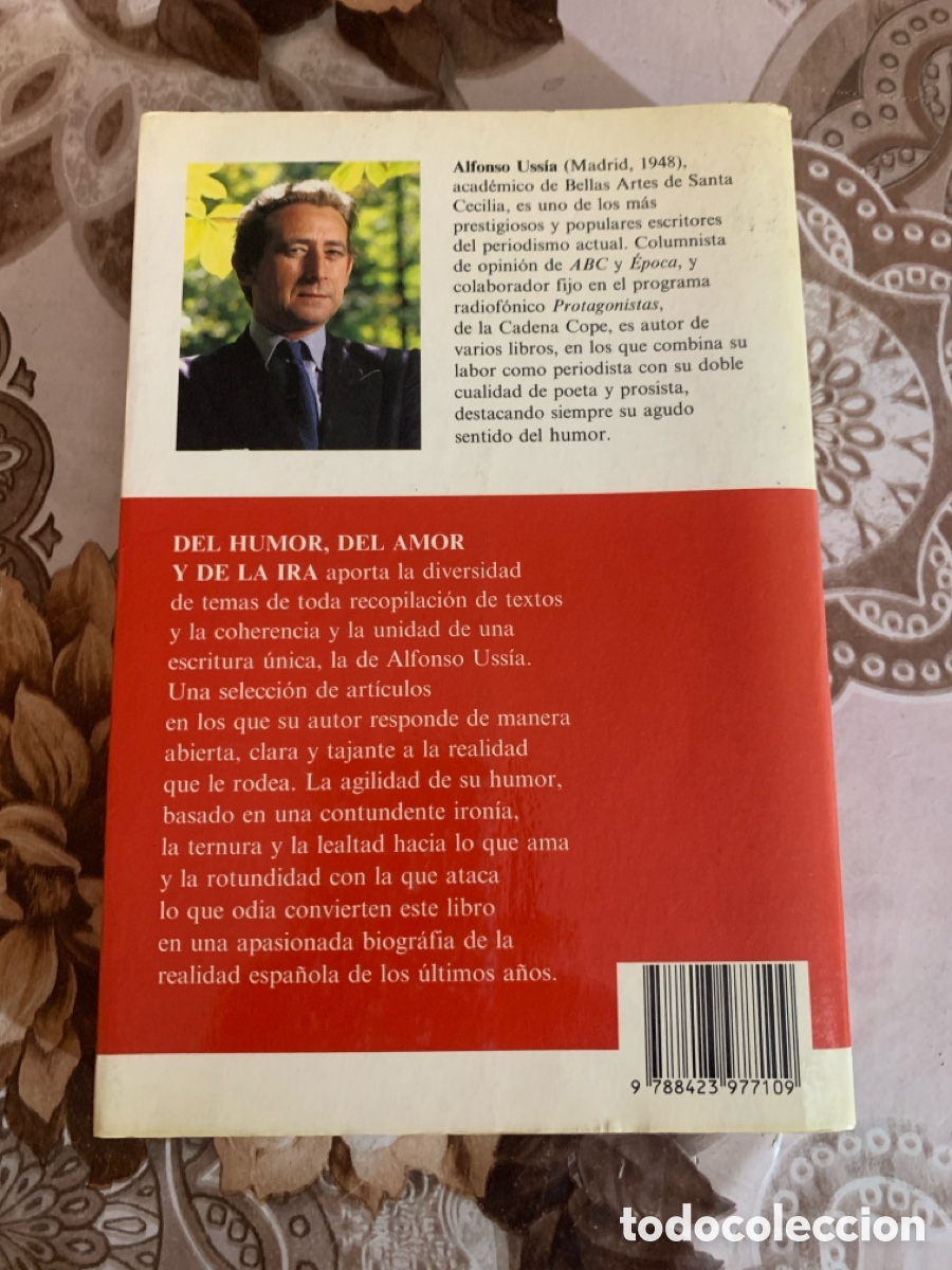 Libros: Del humor, del amor y de la ira. Alfonso Uss&iacute;a. - Foto 3