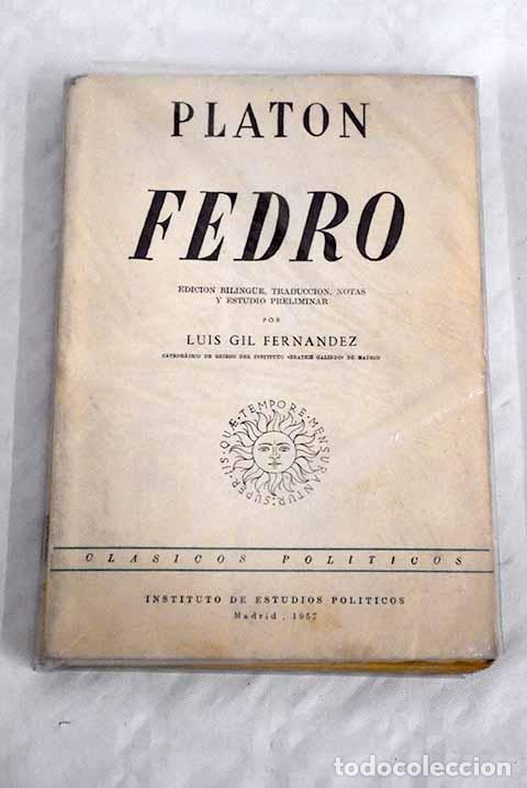 Libros: Fedro: Plat&oacute;n: Instituto de Estudios Pol&iacute;ticos..- Plat&oacute;n - Foto 1