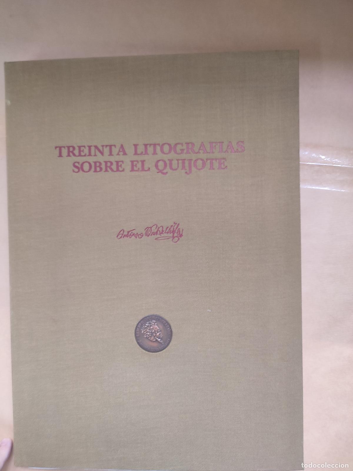 Libros: Treinta litograf&iacute;as sobre El Quijote. Edici&oacute;n conmemorativa dirigida por Antonio Fern&aacute;ndez y Manuel