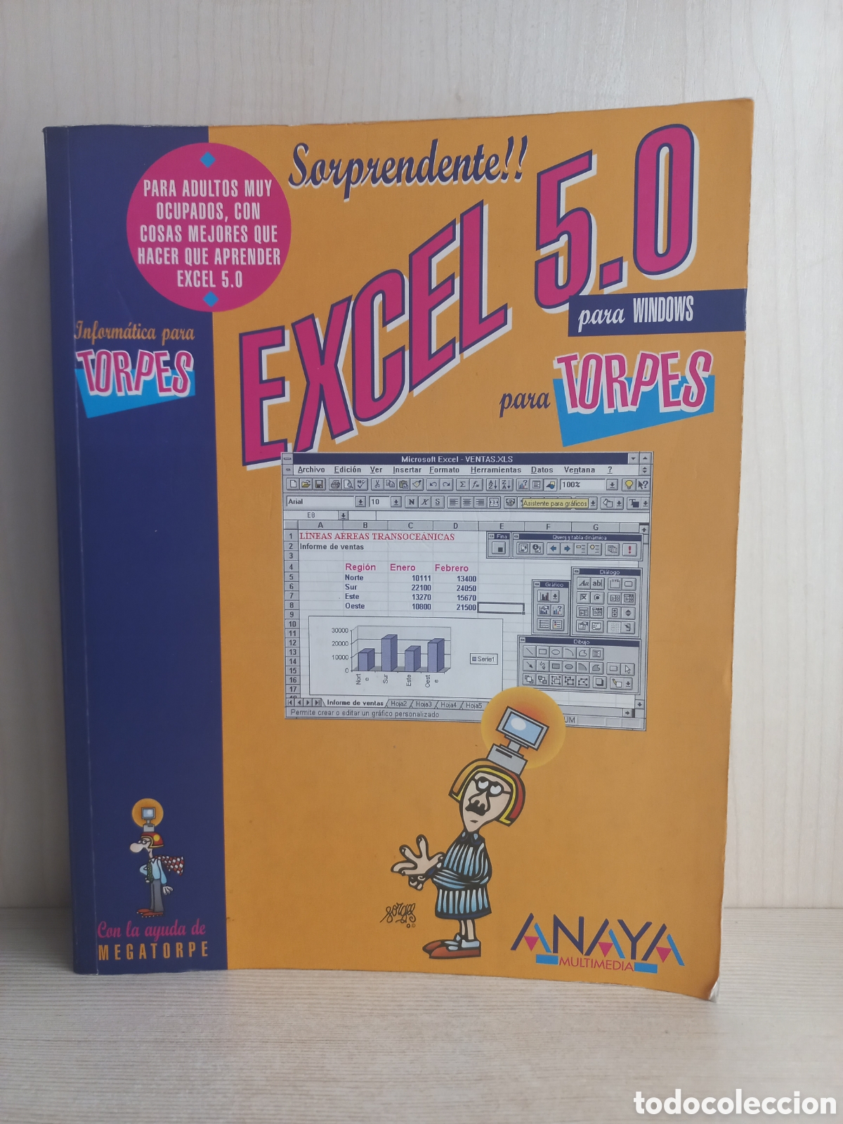 Libros: Excel 5.0 para Windows. Anaya, 1995. Excel para torpes. - Foto 1