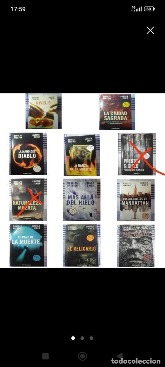 Libros: Preston/Child varios libros 5&euro; unidad - Foto 1
