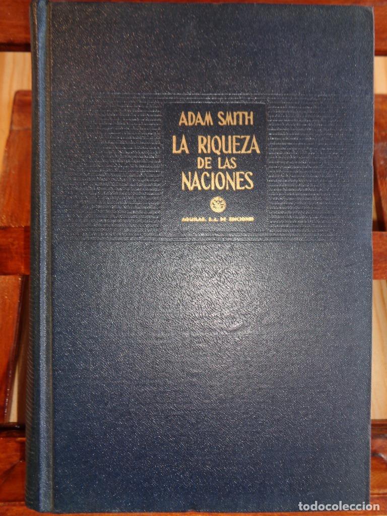 Libros: LA RIQUEZA DE LAS NACIONES - ADAM SMITH - Foto 1
