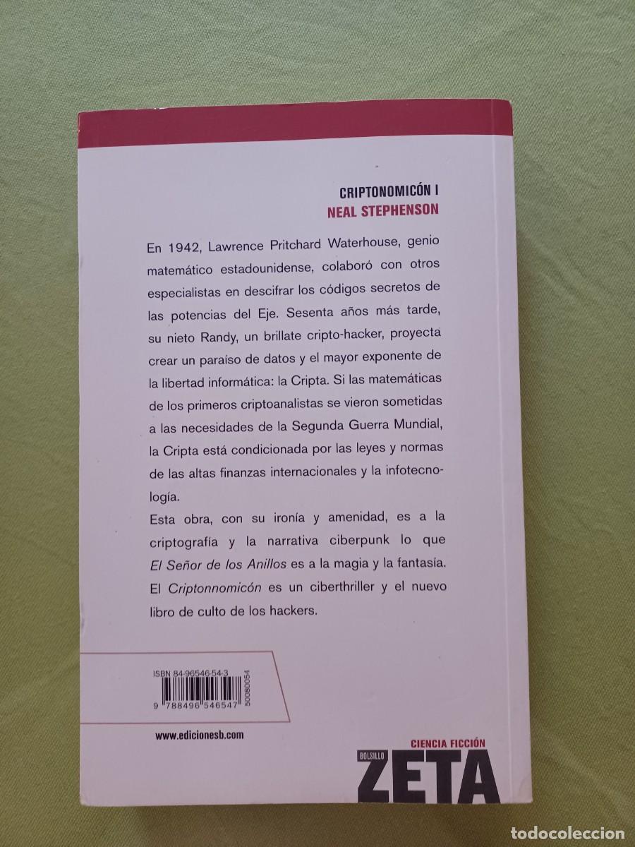 Libros: Criptonomic&oacute;n 1: El c&oacute;digo enigma - Neal Stephenson - Foto 2