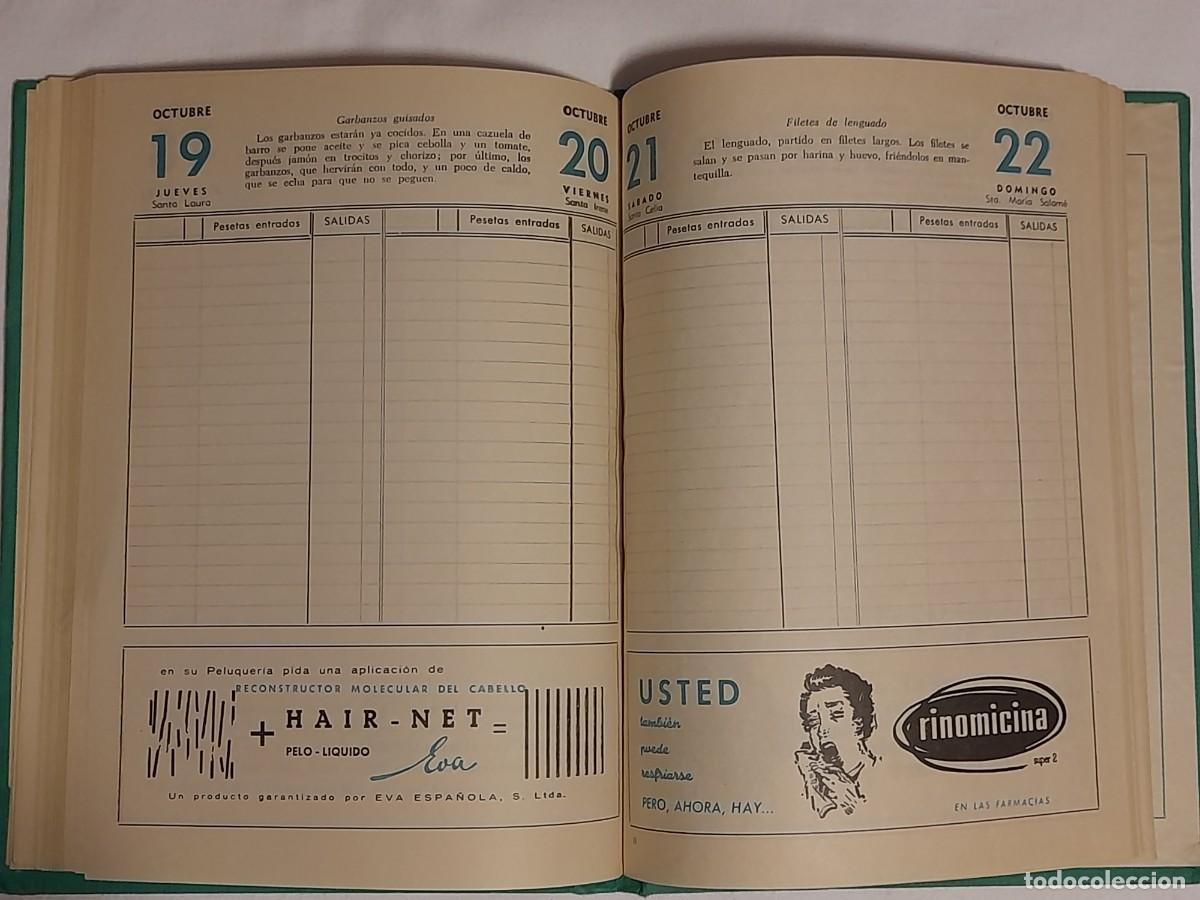 Libros: DIETARIO PARA SU HOGAR 1961. - Foto 5