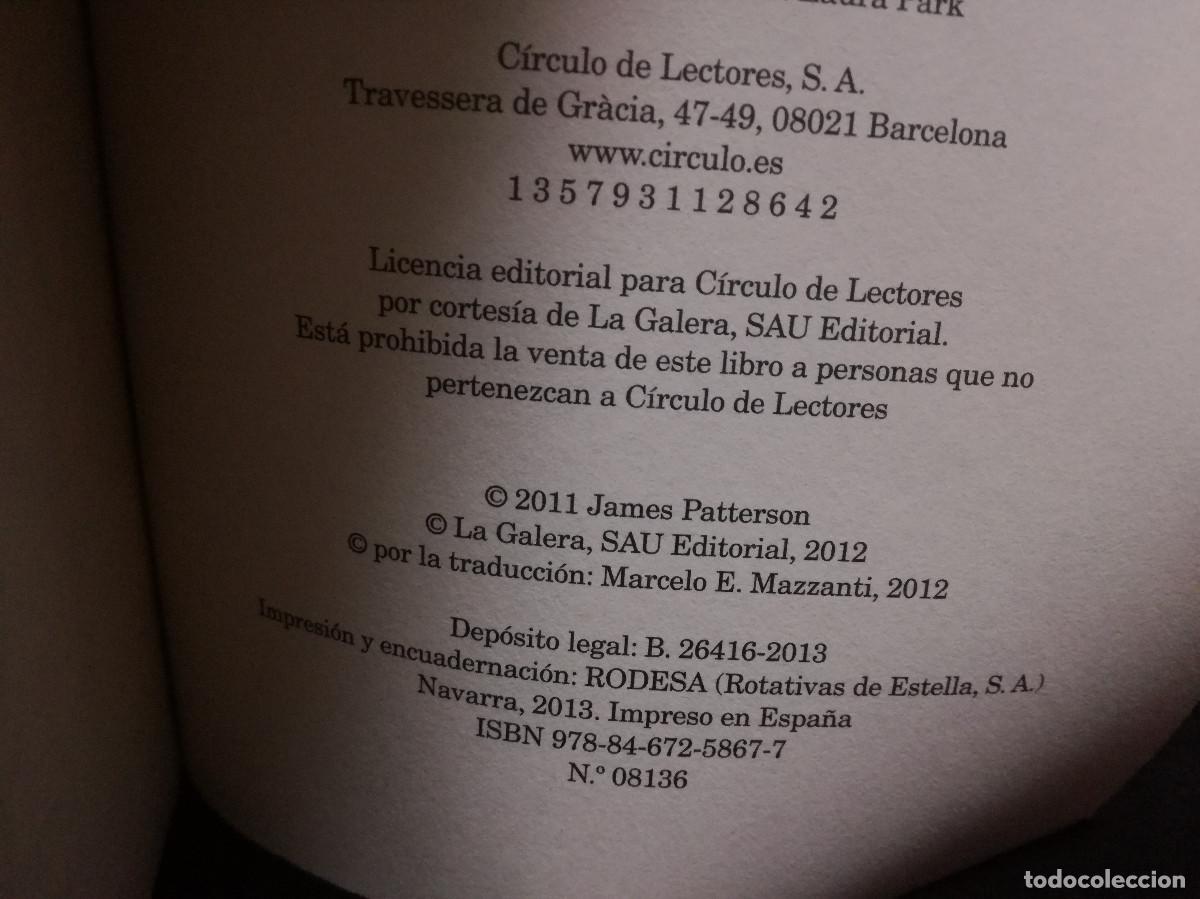Libros: LIBRO - LOS PEORES A&Ntilde;OS DE MI VIDA - JAMES PATTERSON - CIRCULO - Foto 2