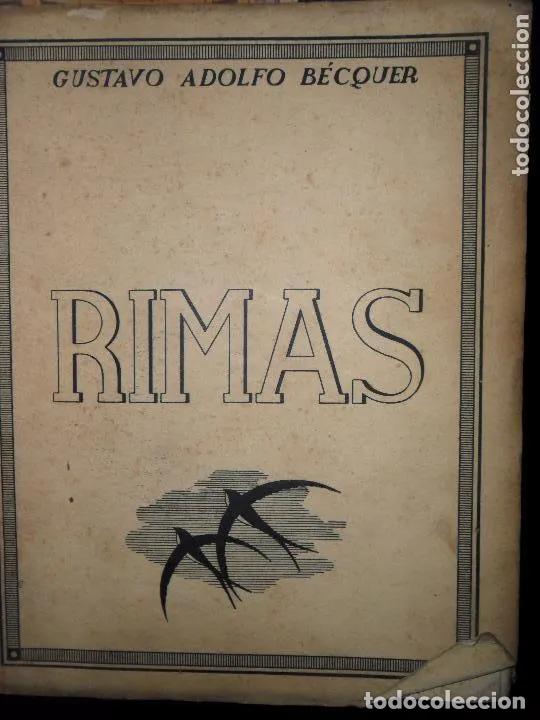 Libros: Rimas, Gustavo Adolfo B&eacute;cquer, edici&oacute;n numerada del centenario del nacimiento de B&eacute;cquer, 1936 - Gus - Foto 2
