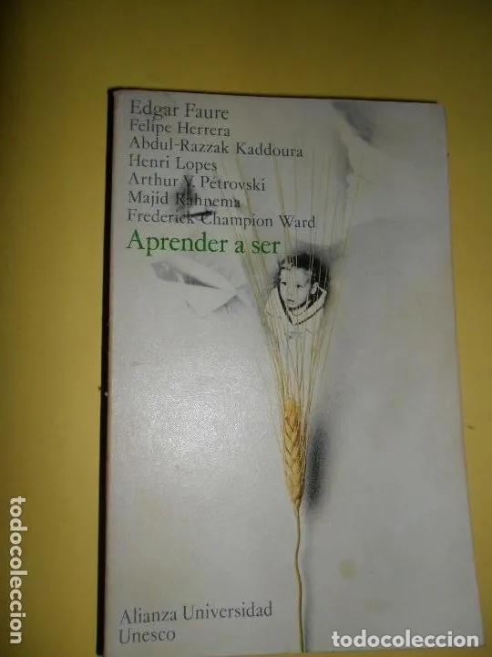 Libros: Aprender a ser, VVAA, ed. Alianza - VVAA - Foto 1
