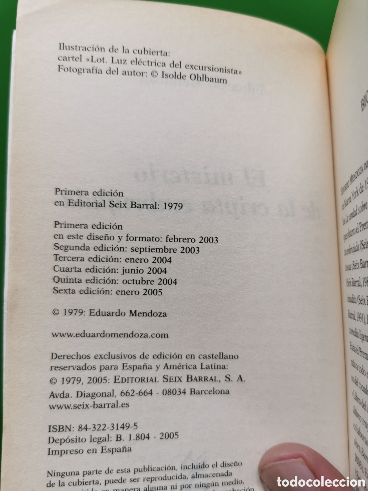 Libros: EL MISTERIO DE LA CRIPTA EMBRUJADA - EDUARDO MENDOZA - Foto 3