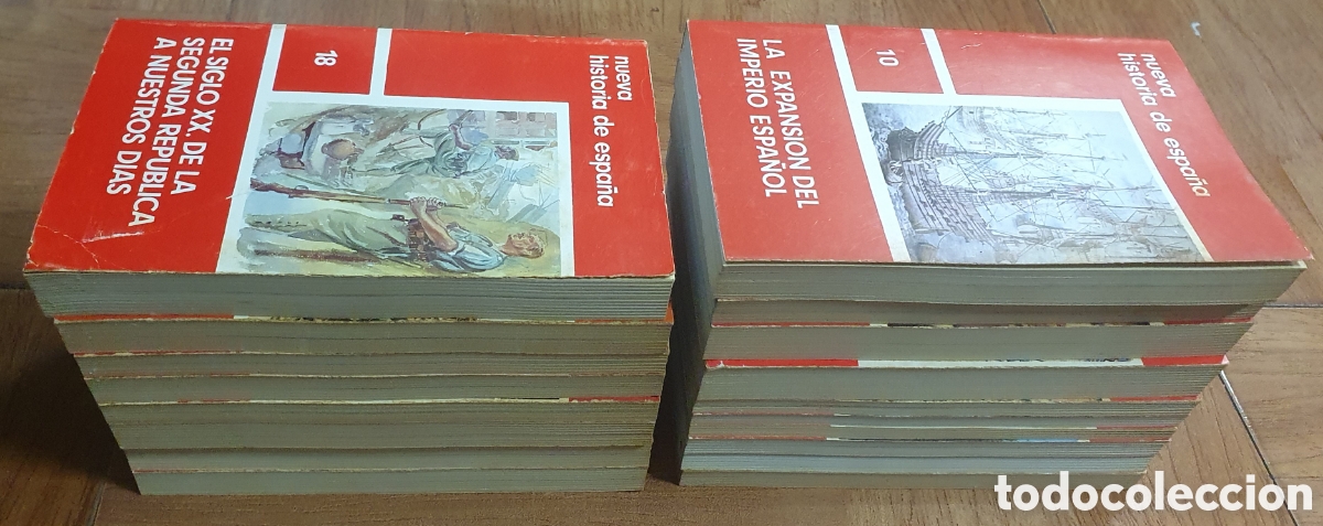 Libros: Nueva Historia de Espa&ntilde;a � 18 Tomos � Completa � EDAF - VV. AA. - Foto 3