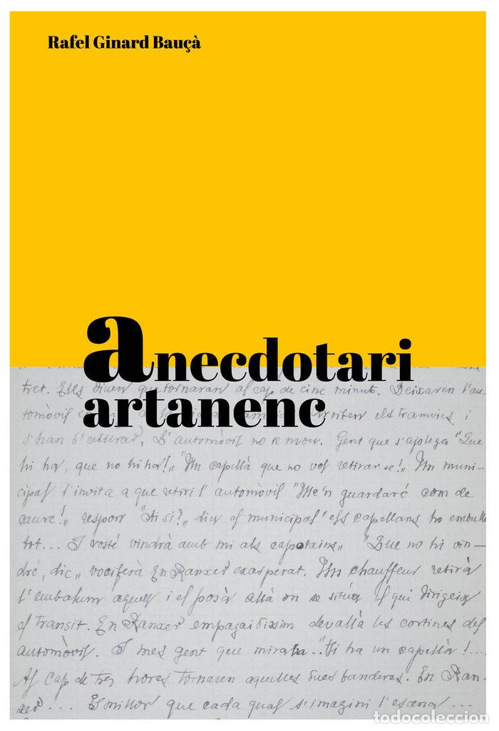Libros: ANECDOTARI ARTANENC - GINARD BAU&Ccedil;&middot;, RAFEL - Foto 1
