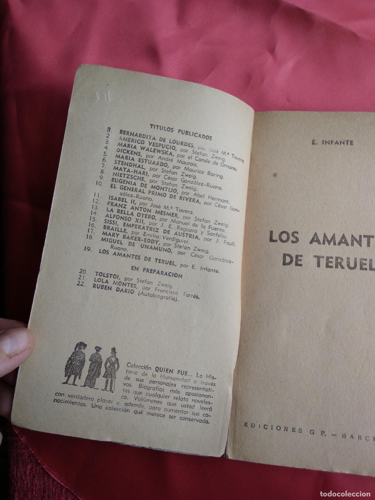 Libros: Los amantes de Teruel E. Infante L.14508-1745 - Foto 2