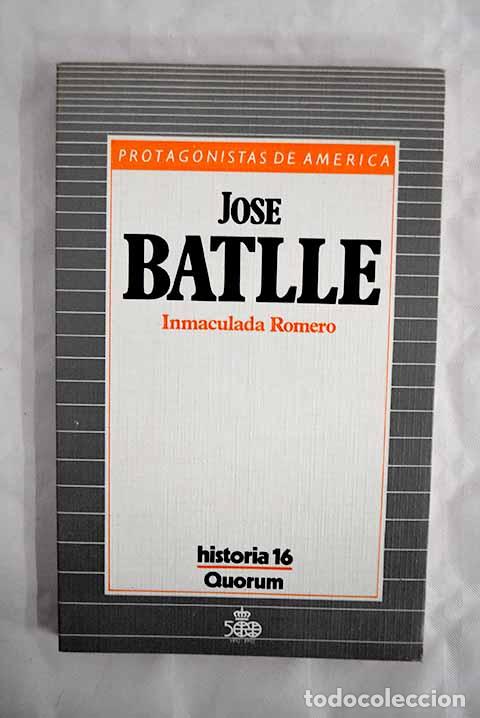 Libros: Jos&eacute; Batlle: Romero, Inmaculada.- Romero, Inmaculada - Foto 1
