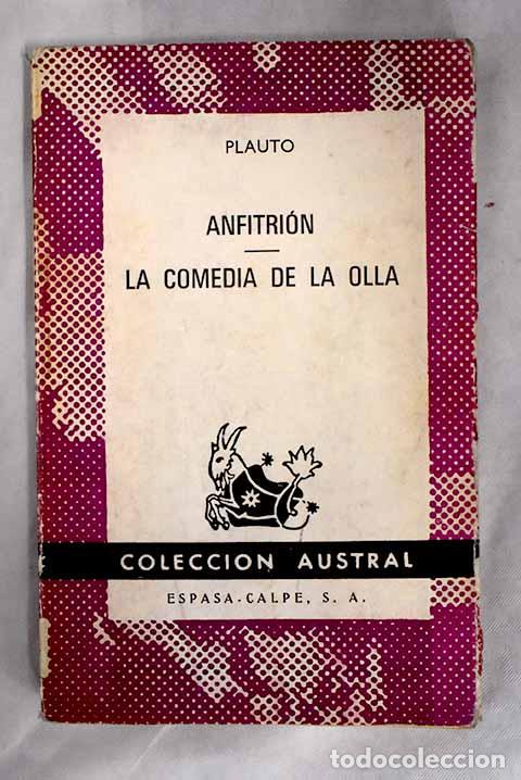 Libros: Anfitrion ; La comedia de la olla.- Plauto - Foto 1
