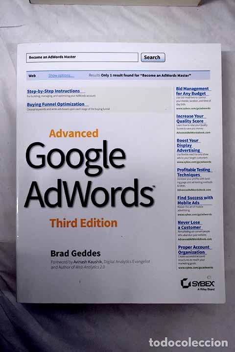 Libros: Advanced Google AdWords.- Geddes, Brad - Foto 1