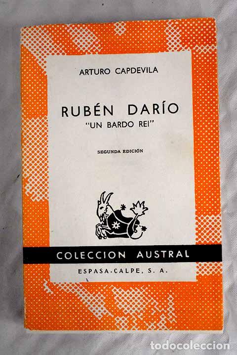 Libros: Rub&eacute;n Dar&iacute;o: Capdevila, Arturo.- Capdevila, Arturo - Foto 1