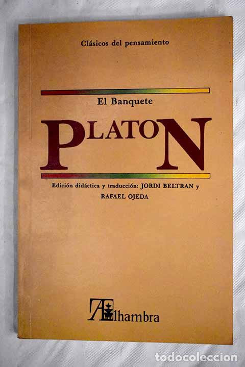 Libros: El banquete: Plat&oacute;n: Alhambra..- Plat&oacute;n - Foto 1