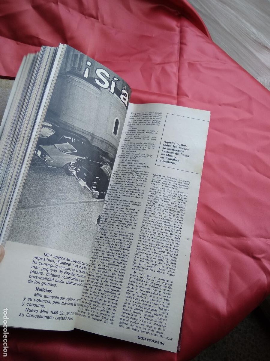 Libros: Gaceta ilustrada Mayo y Junio 1974 Q.68 - Foto 5