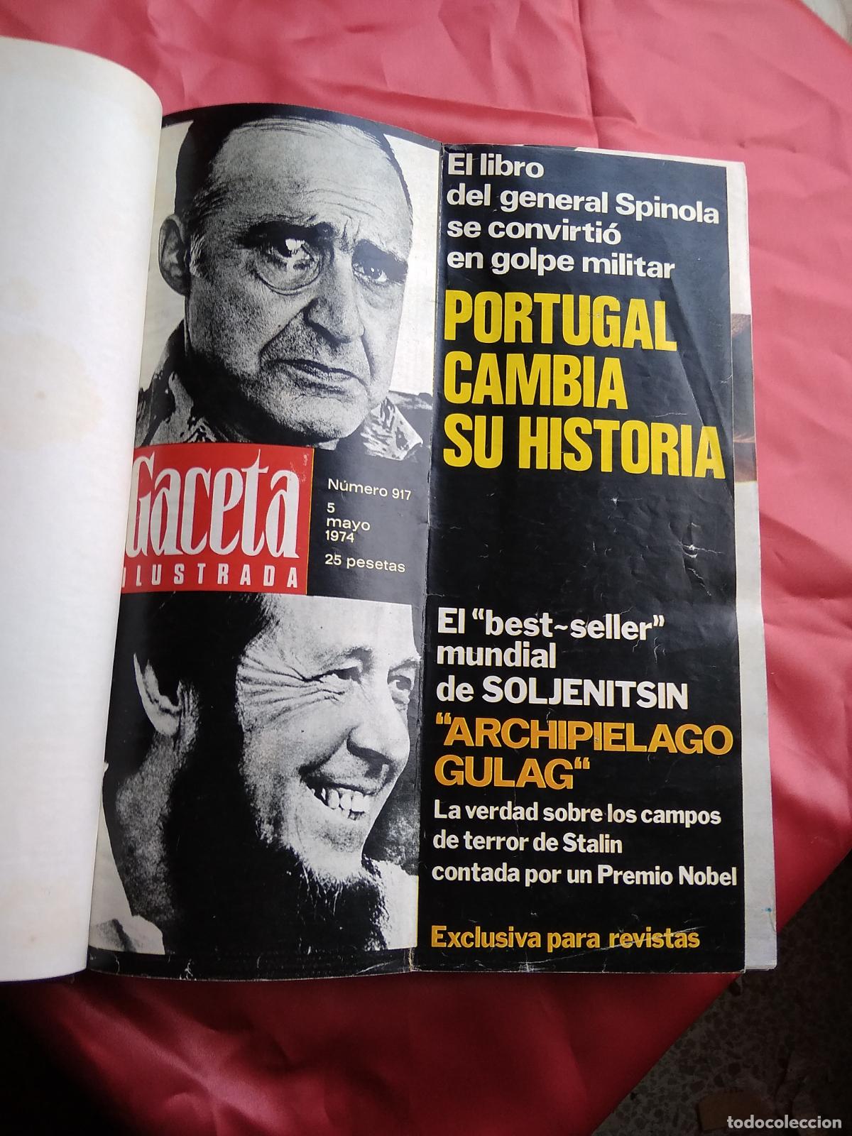 Libros: Gaceta ilustrada Mayo y Junio 1974 Q.68 - Foto 6