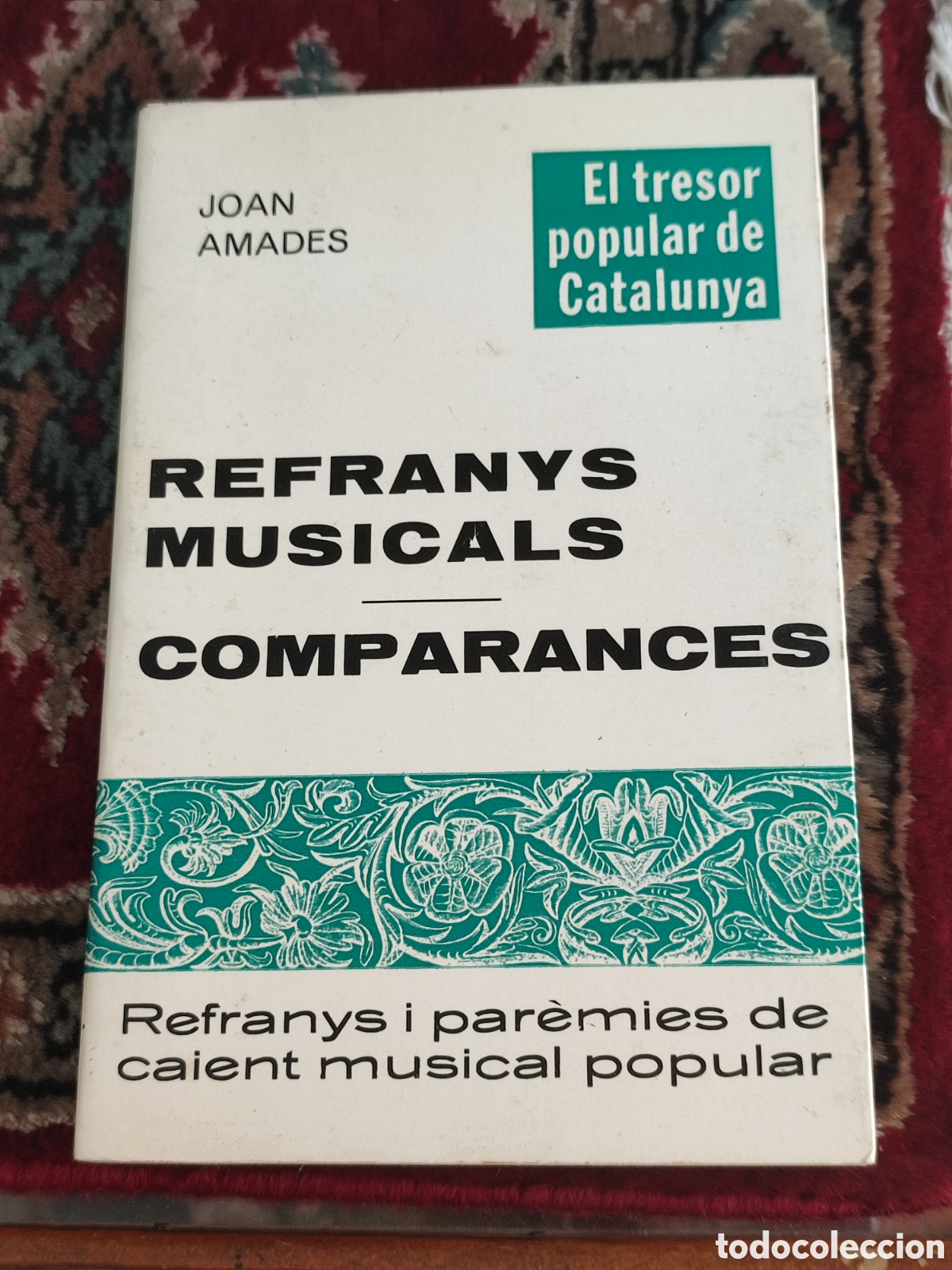 Libros: Refranys Musicals Comparances Joan Amades - Foto 1