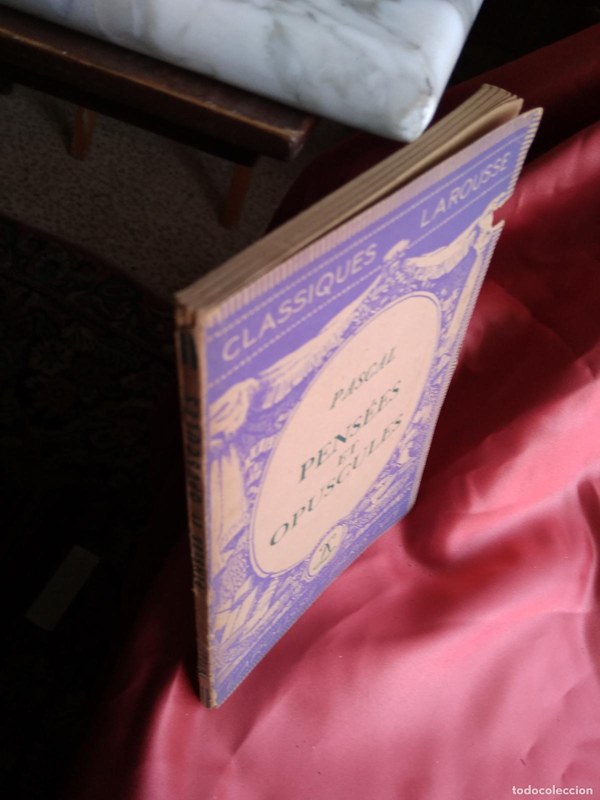 Libros: Pens&eacute;es et opuscules Pascal L.14508-1791 - Foto 1