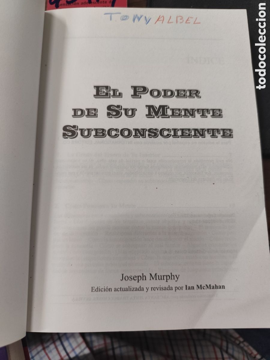 Libros: EL PODER DE SU MENTE SUBCONSCIENTE. Edici&oacute;n actualizada y revisada Ian McMahan - MURPHY,Joseph - Foto 4