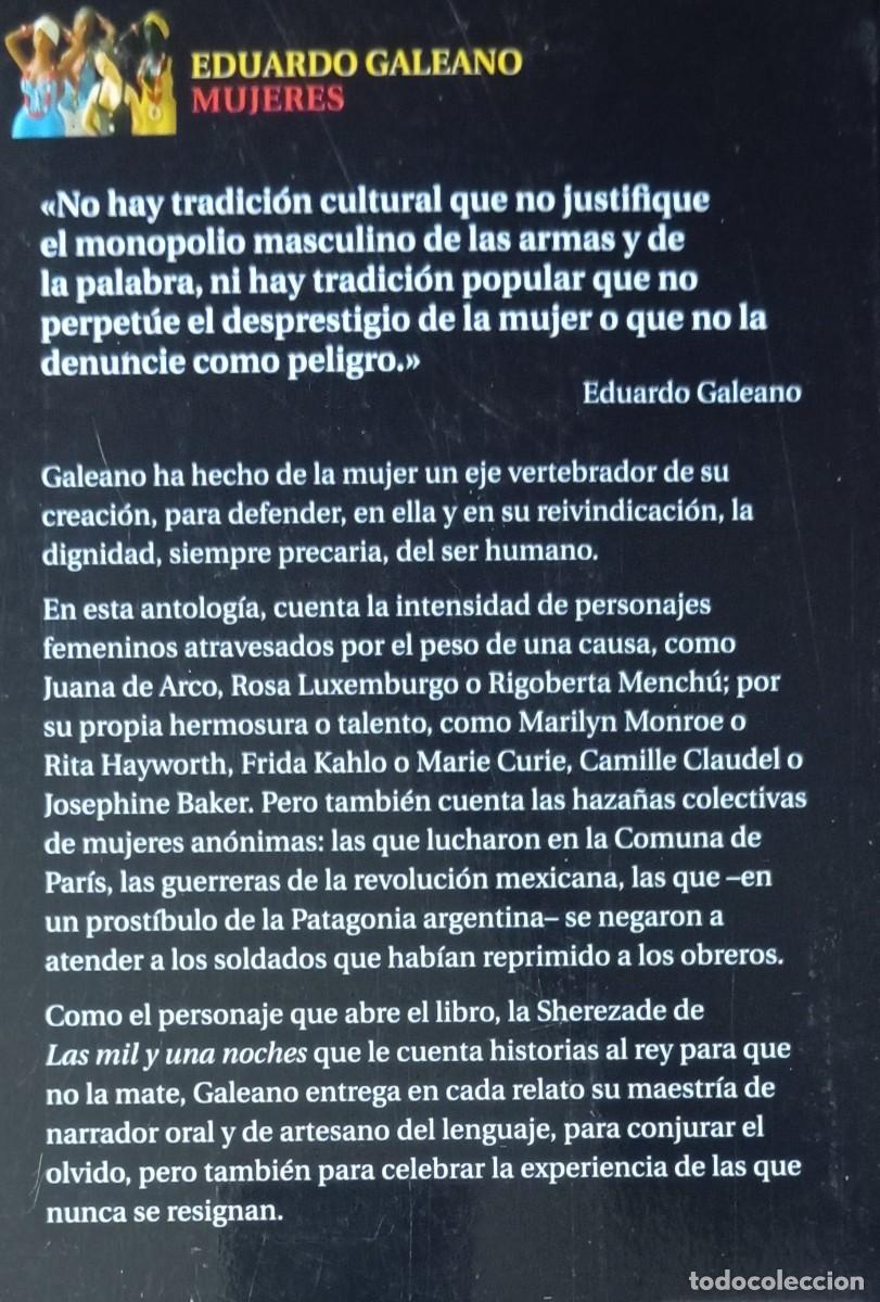 Libros: MUJERES - EDUARDO GALEANO - Foto 2